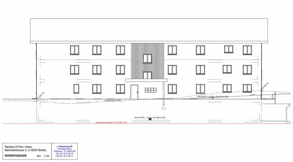 Zu verkaufen an der Bleichelistr. 5 im Bühler, bei Teufen: 3.5 Zimmer Erstbezugswohnung mit grosszügiger Einteilung im 1.OG. - Bild 13