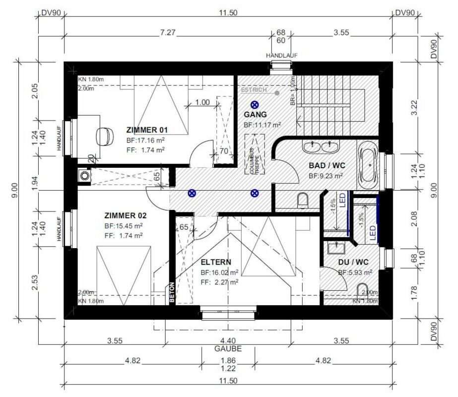 Zu verkaufen in 9546 Tuttwil bei Wängi, neues freistehendes 6½ Zi.-EFH, mit Doppelgarage, an ruhiger, sonniger Lage /Massivbau ! - Bild 5