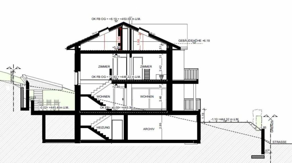 Zu vermieten in Mammern, angrenzend an Landwirtschaftszone, freistehendes 6½ Zi.-EFH mit Lift; An unverbaubarer Hanglage und Sicht auf See ! - Bild 8