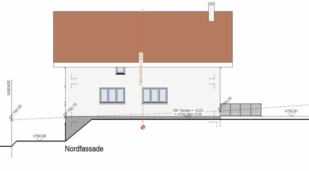 Zu vermieten per 1. Juli 2026, neues freistehendes 6½ Zi.-EFH, mit Doppelagarage, am Vorderen Rebweg 1 in 9534 Gähwil. Grosszügige Raumeinteilung mit 190 m2 Wfl. - Bild 7