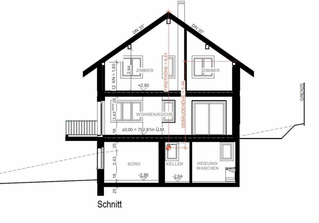 Zu vermieten per 1. Juli 2026, neues freistehendes 6½ Zi.-EFH, mit Doppelagarage, am Vorderen Rebweg 1 in 9534 Gähwil. Grosszügige Raumeinteilung mit 190 m2 Wfl. - Bild 6