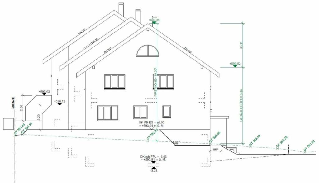 Zu verkaufen in 8362 Itaslen bei Balterswil, neues 5½ Zi.-EFH, an unverbaubarer Lage angrenzend an Landwirtschaftszone, mit Weitsicht auf Wiese ! -  Bild 9