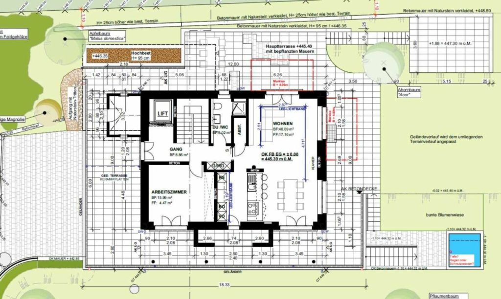 Zu vermieten in Mammern, angrenzend an Landwirtschaftszone, freistehendes 6½ Zi.-EFH mit Lift; An unverbaubarer Hanglage und Sicht auf See ! - Bild 5
