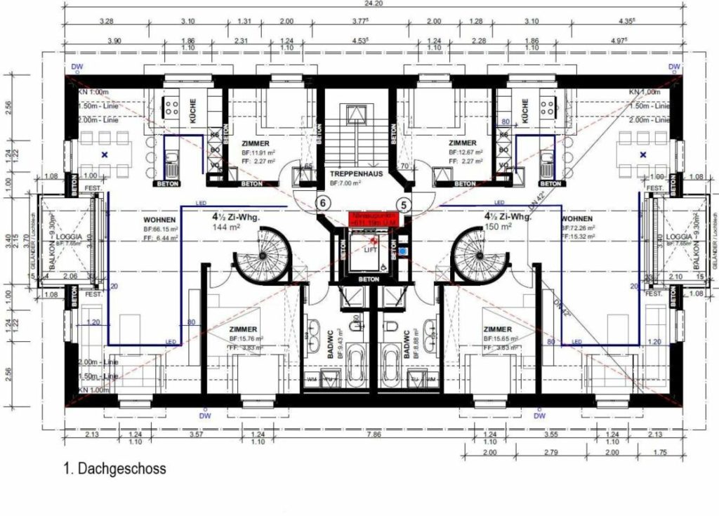 Zu verkaufen 4½ Zi.-Whg., an der Maugwilerstrasse 40 in 9552 Maugwil (Steuerfuss 9500 Wil) - Bild 6