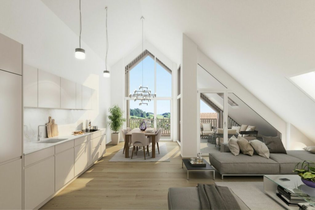 Dachwohnung mit grandiosem Bergpanorama -  Bild 3