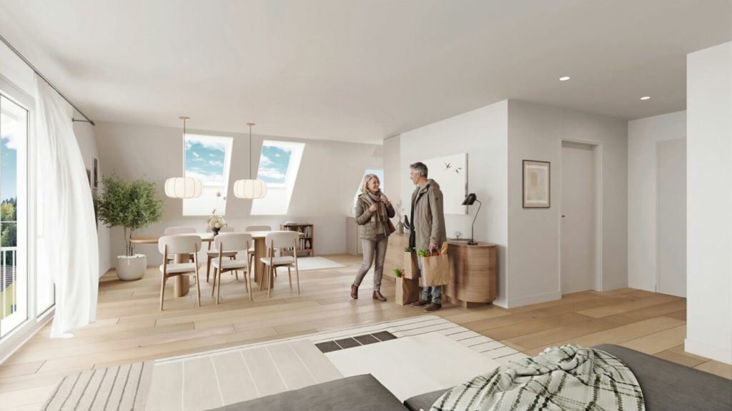 Ruhige und charmante Wohnatmosphäre in 4.5-Zimmer-Dachwohnung - Bild 6