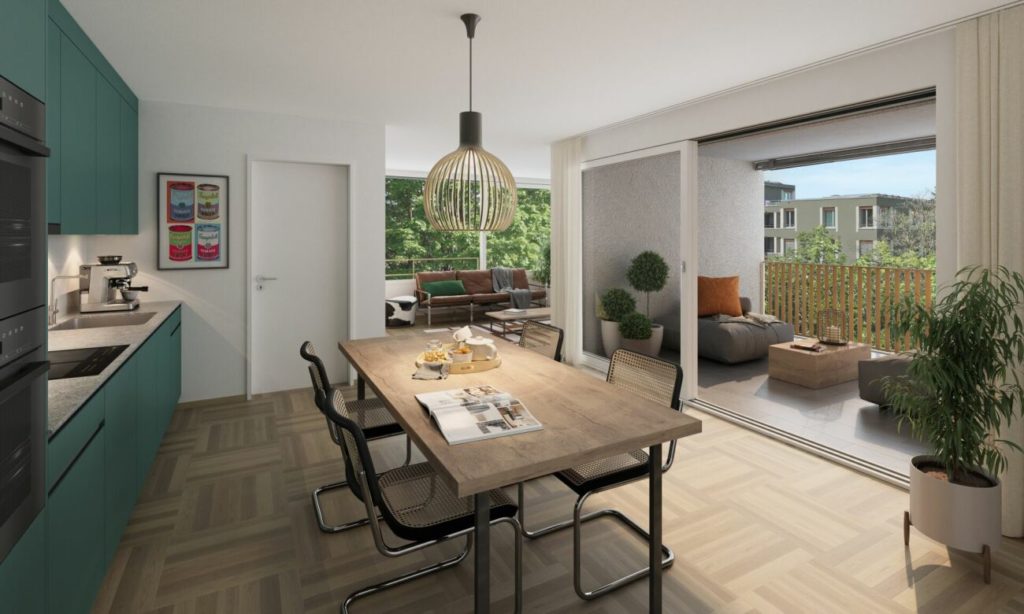Moderne 2.5-Zimmerwohnung an attraktiver Lage in Zürich-Oerlikon - Bild 2