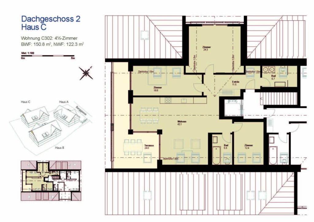 Dachwohnung mit grandiosem Bergpanorama -  Bild 6