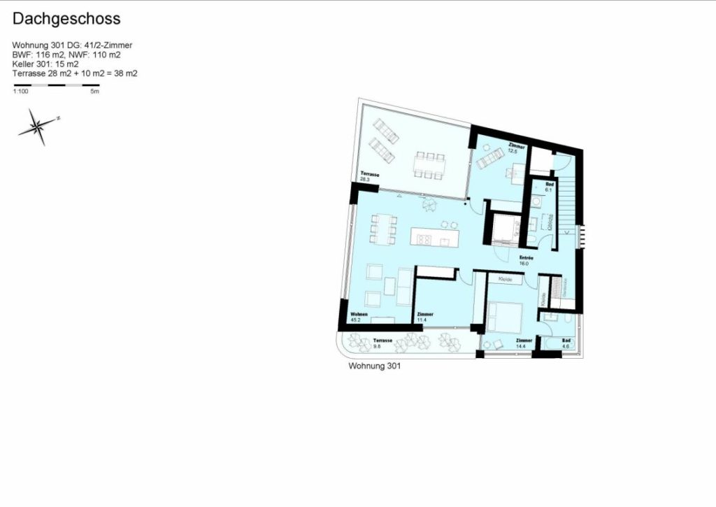 4.5-Zimmer Wohnoase mit einzigartiger Aussicht - Bild 6