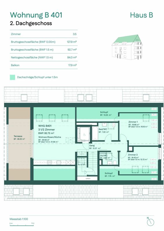 Exklusive Dachwohnung - mit Lift direkt in die Wohnung -  Bild 7