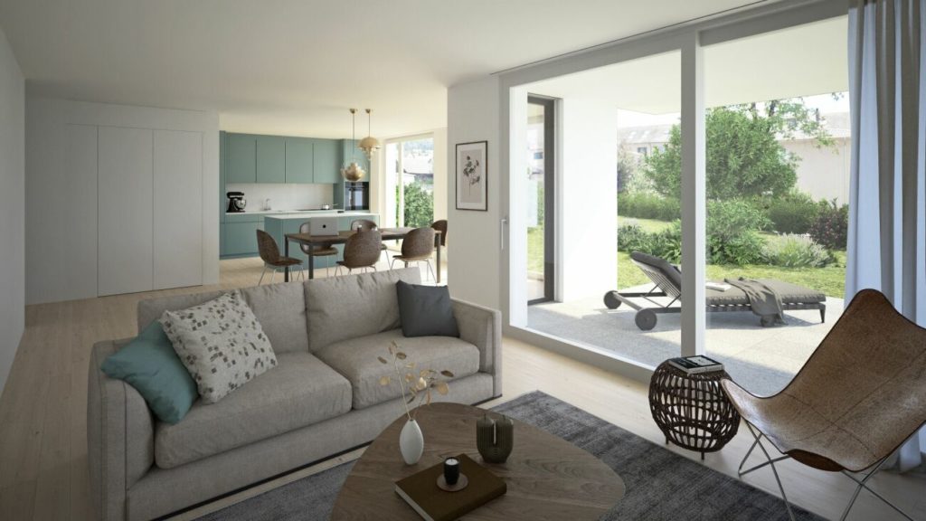 Sarmonie - Wo Harmonie lebt - 4.5 Zimmer Gartenwohnung 1.1 -  Bild 1