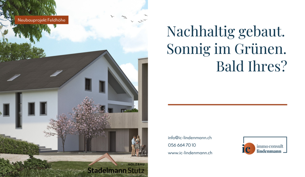 Haus F: Viel Raum und Höhe, mit Garten und Einstellhalle - Bild 1