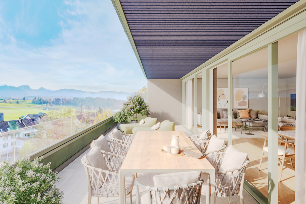 3.5 Zimmer-Neubau Eigentumswohnung (W2) - Terrasse mit Weitsicht
