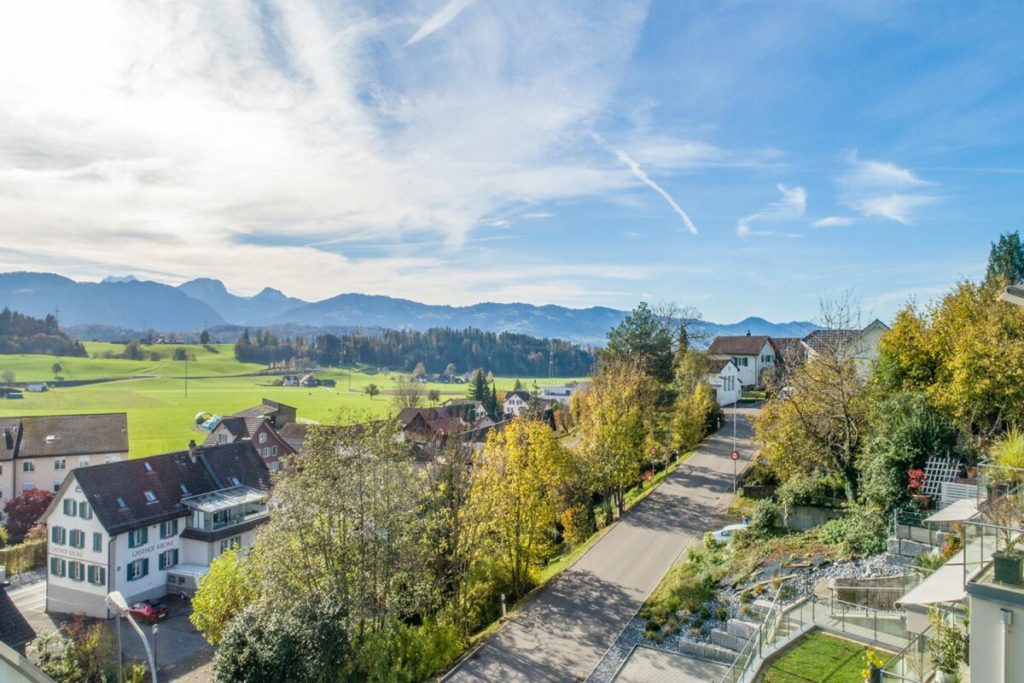 3.5 Zimmer-Neubau Eigentumswohnung (W2) - Aussicht Richtung Südwest