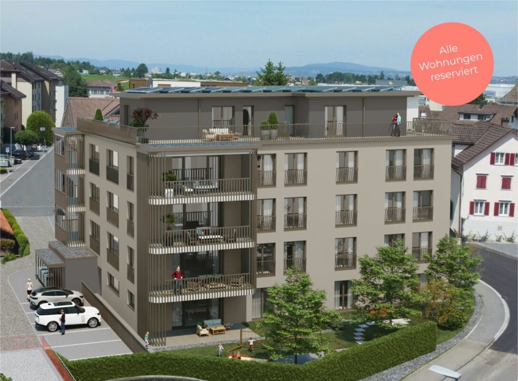 RESERVIERT  Neubau MFH Quadro Galgenen - 2.5 Zimmer Gartenwohnung - Bild 1