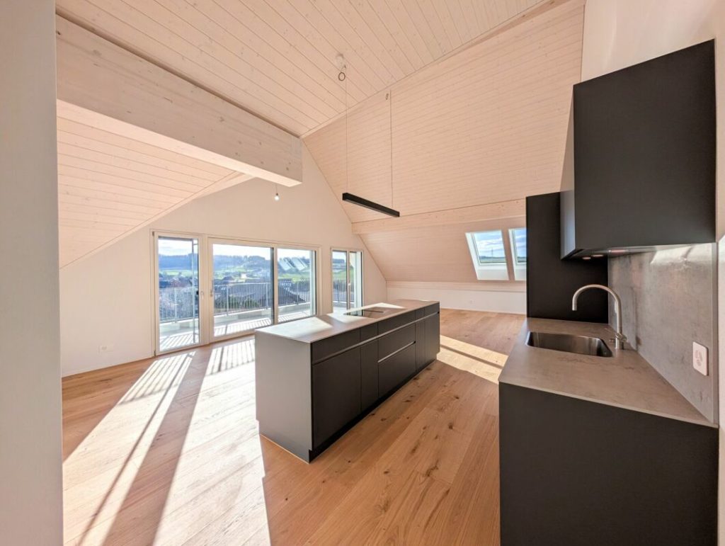 Geniessen Sie die Aussicht über die Dächer von Aesch ZH - Bild 1