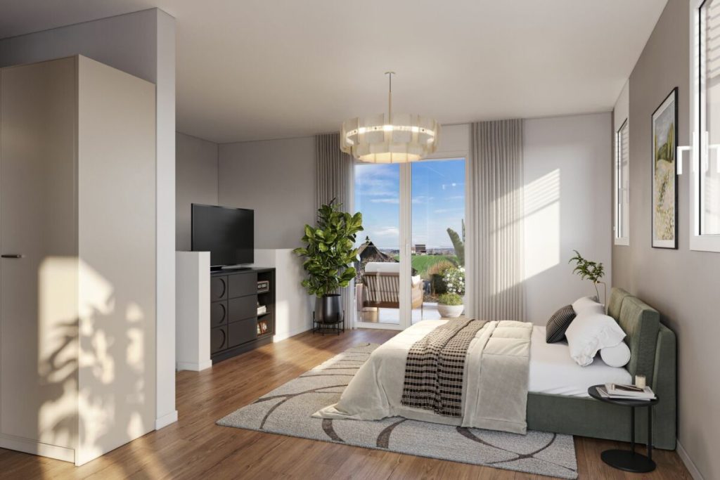 Die eigenen vier Wände an grüner Wohnlage - Masterbereich im Attikageschoss