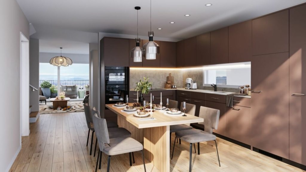 puro vivere: Exklusives Einfamilienhaus mit Garten & Aussicht - Küche