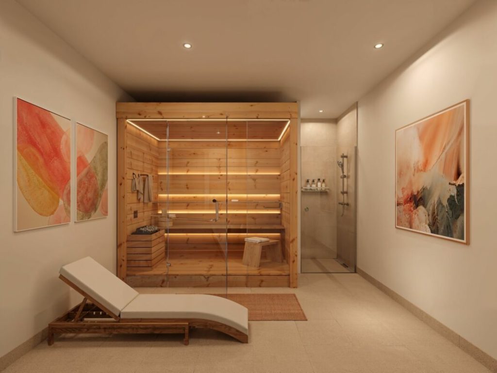 Fortuna: Wohnglück in Tagelswangen - jede Wohnung verfügt über einen sep, Wellnessbereich mit Sauna