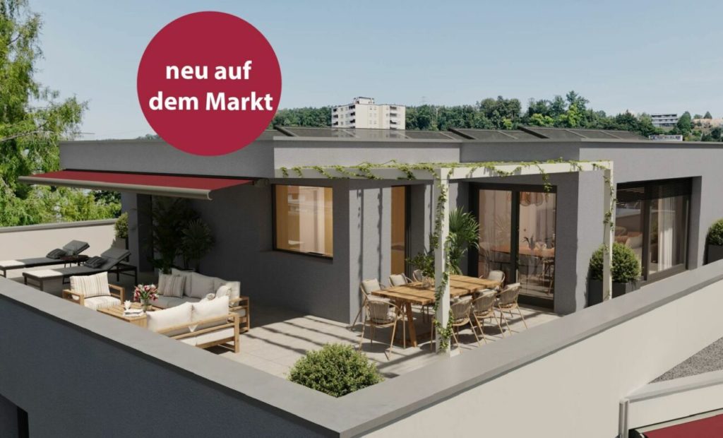 Attikawohnung mit über 140 m2 Terrasse - Terrasse Attikawohnung 401