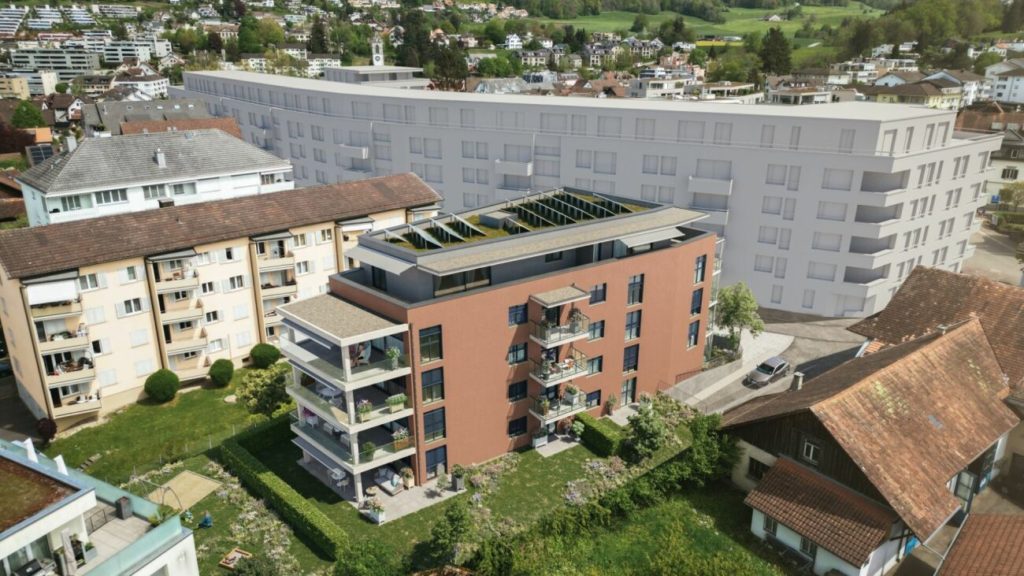 Motorrad-Parkplätze, verfügbar ab Herbst 2026 - Aussenansicht