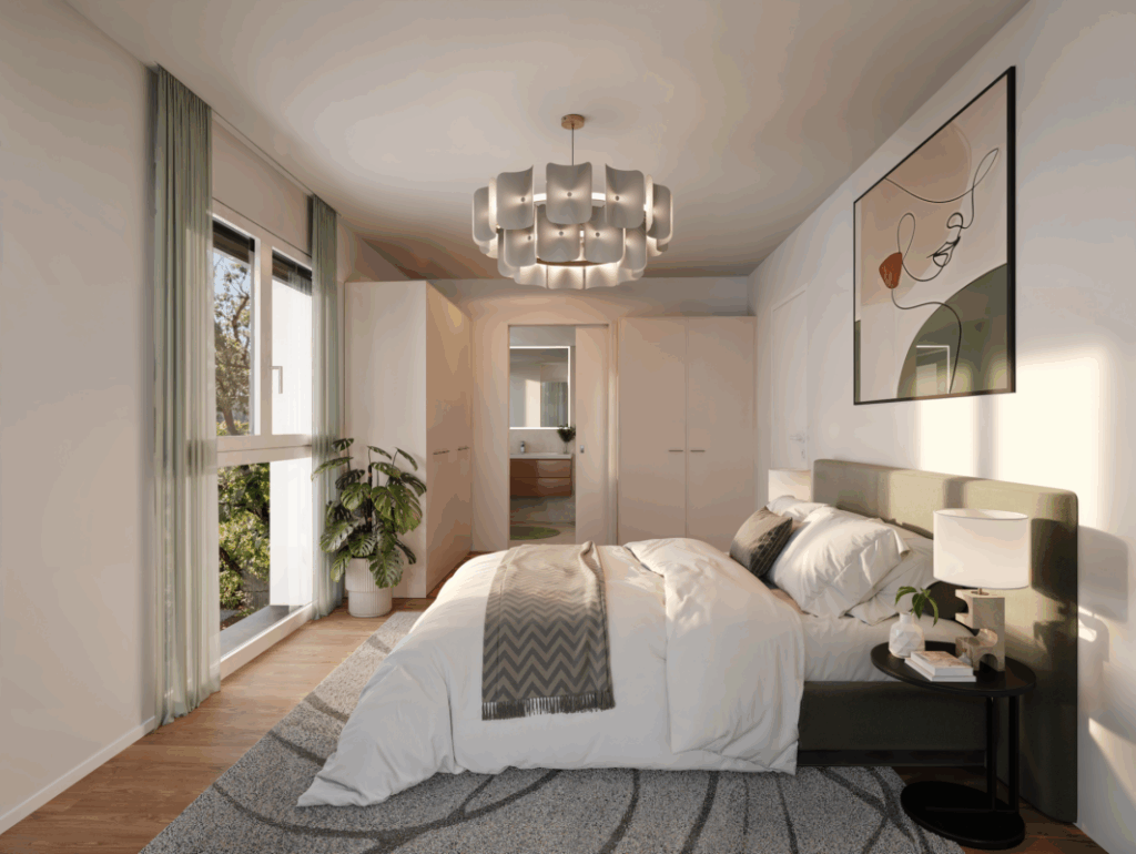 Fortuna: Wohnglück in Tagelswangen - Schlafzimmer Attika-Whg. 102