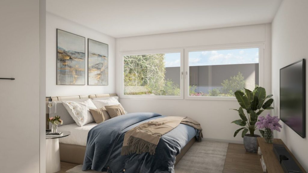 DuoVivo, Aesch ZH: Wohnen mit eigenem Garten - Schlafzimmer