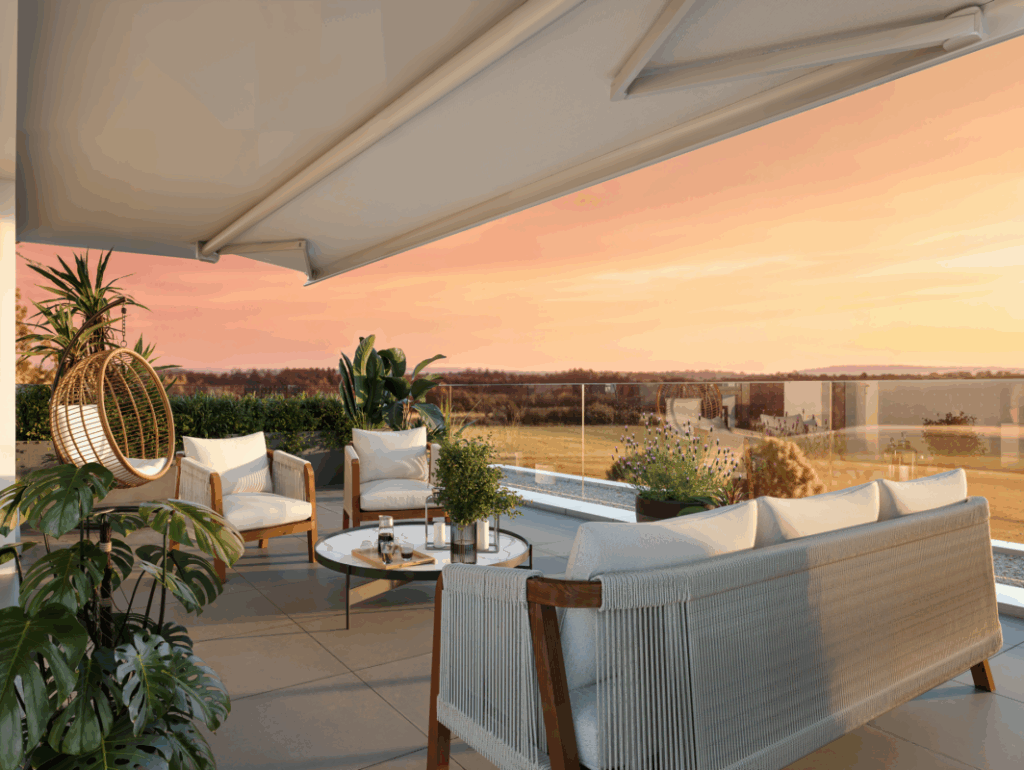 Fortuna: Wohnglück in Tagelswangen - Terrasse Attikawohnung 101