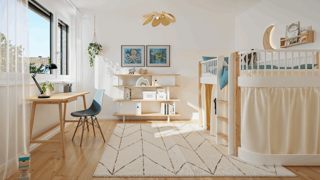 Wohnen mit viel Platz zum Wohlfühlen - Kinderzimmer