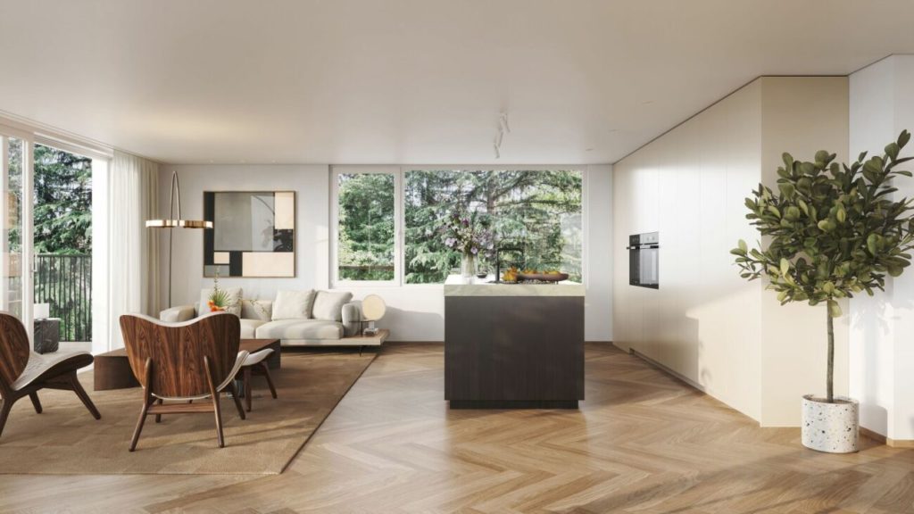 4.5-Zimmer-Gartenwohnung - Neubauprojekt ONA in Rüschlikon -  Bild 5