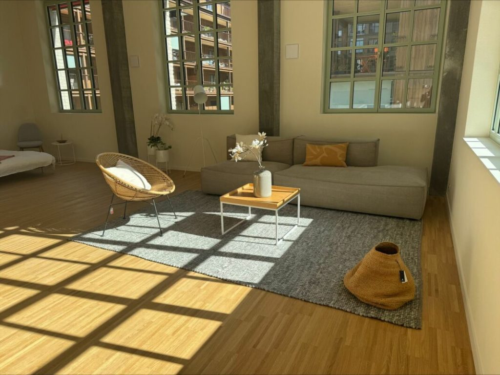 Einzigartige Loftwohnung mit Bogenfenster und Dachterrasse -  Bild 1
