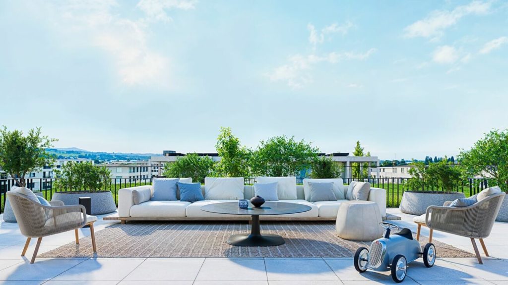 Neubau-Projekt Arrivée: Einzigartige 4 1/2 Zimmer-ATTIKA-Wohnung mit riesiger Terrasse - Bild 1