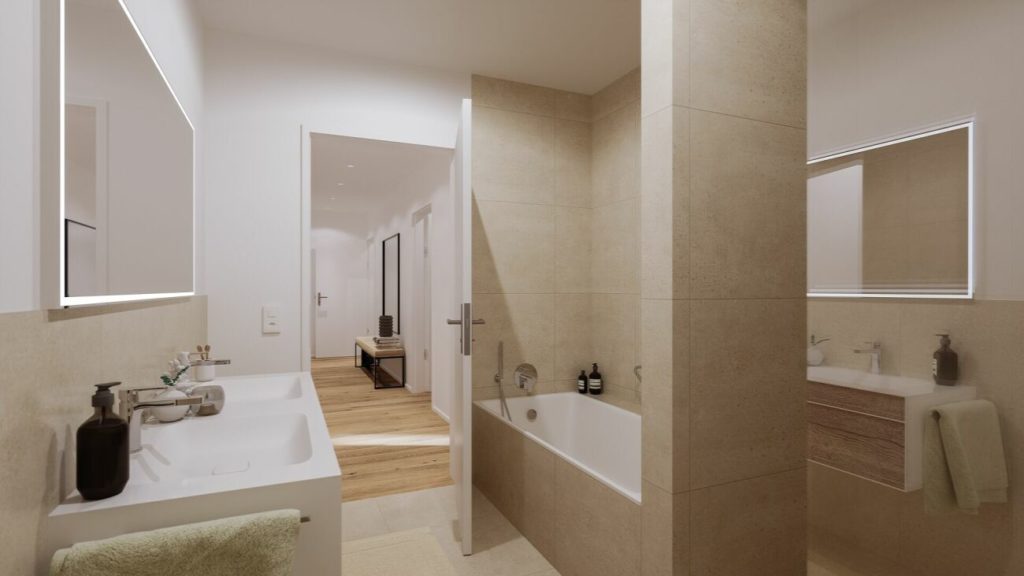 Neubau-Projekt Arrivée: Schöne 2 1/2 Zimmer-ATTIKA-Wohnung mit grosser Terrasse -  Bild 11