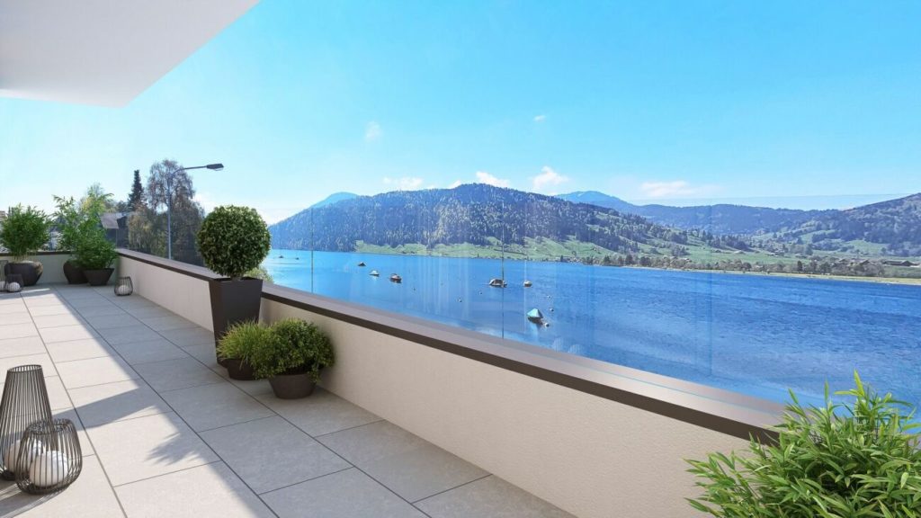 Neubau: Wohnung mit einmaliger Seesicht in Oberägeri -  Bild 1