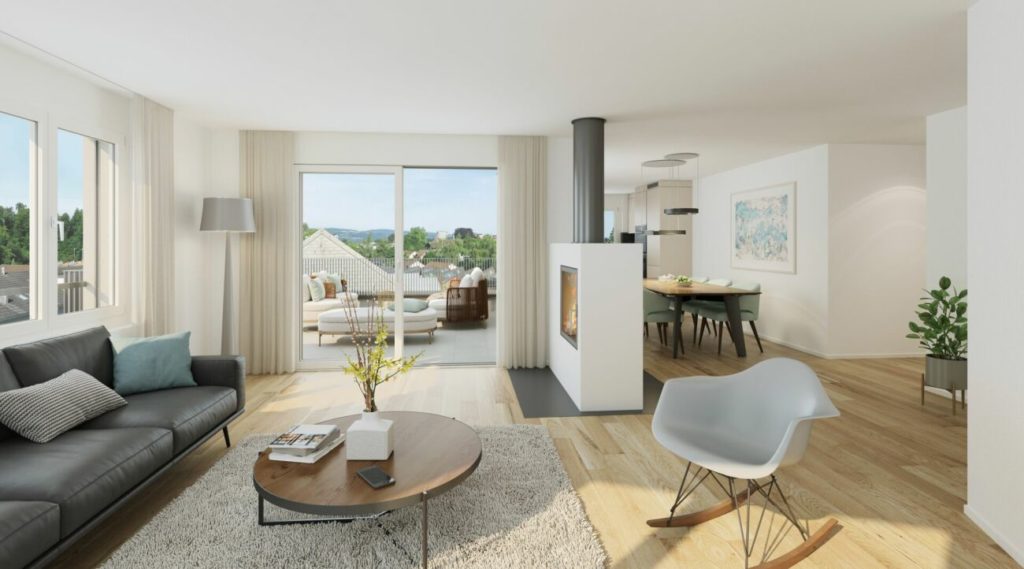 exklusive 3 1/2 Zimmer Attikawohnung mit grossen Terrassen - Bild 1