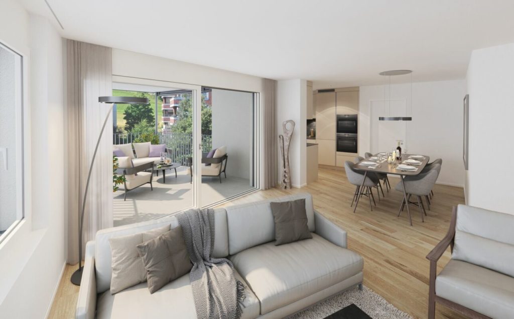 hell, ruhig & zentral - 4 1/2 Zimmer Wohnung in Uster - Bild 1