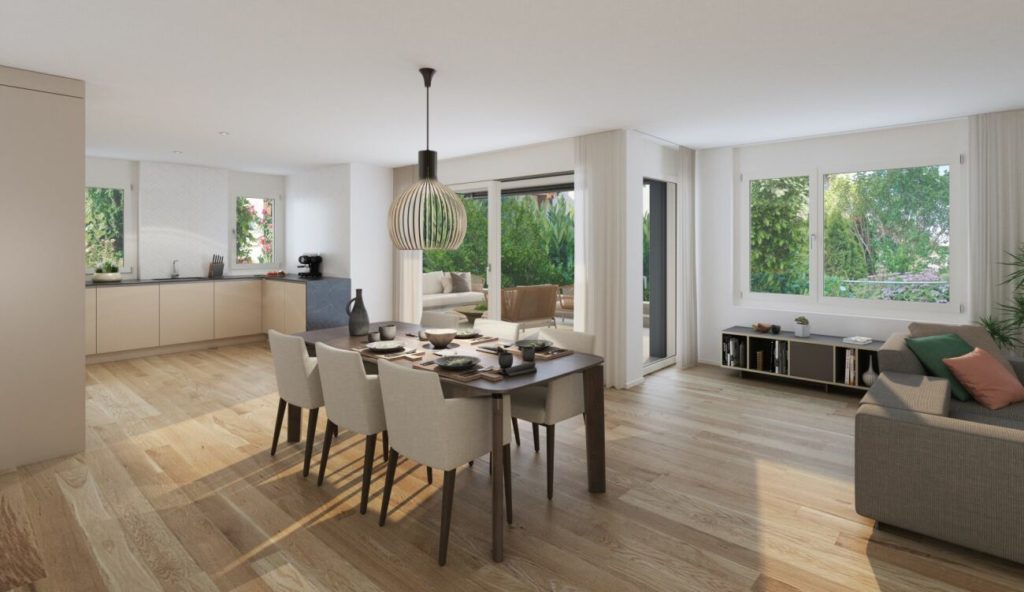 ruhig & familienfreundlich - 5 1/2 Zimmer Gartenwohnung in Uster - Bild 1