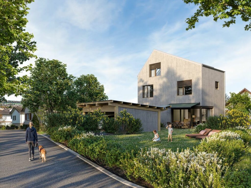 Individuelle Doppeleinfamilienhäuser in Stetten - Bild 1