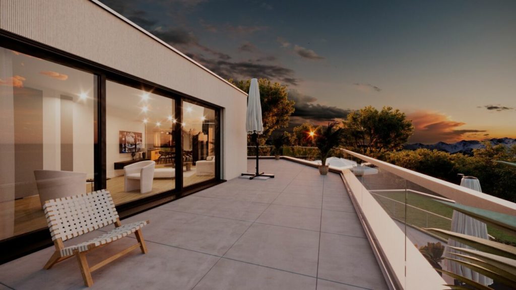 Wohnen für höchste Ansprüche - Attika Terrassenhaus mit atemberaubender Alpensicht - Bild 6