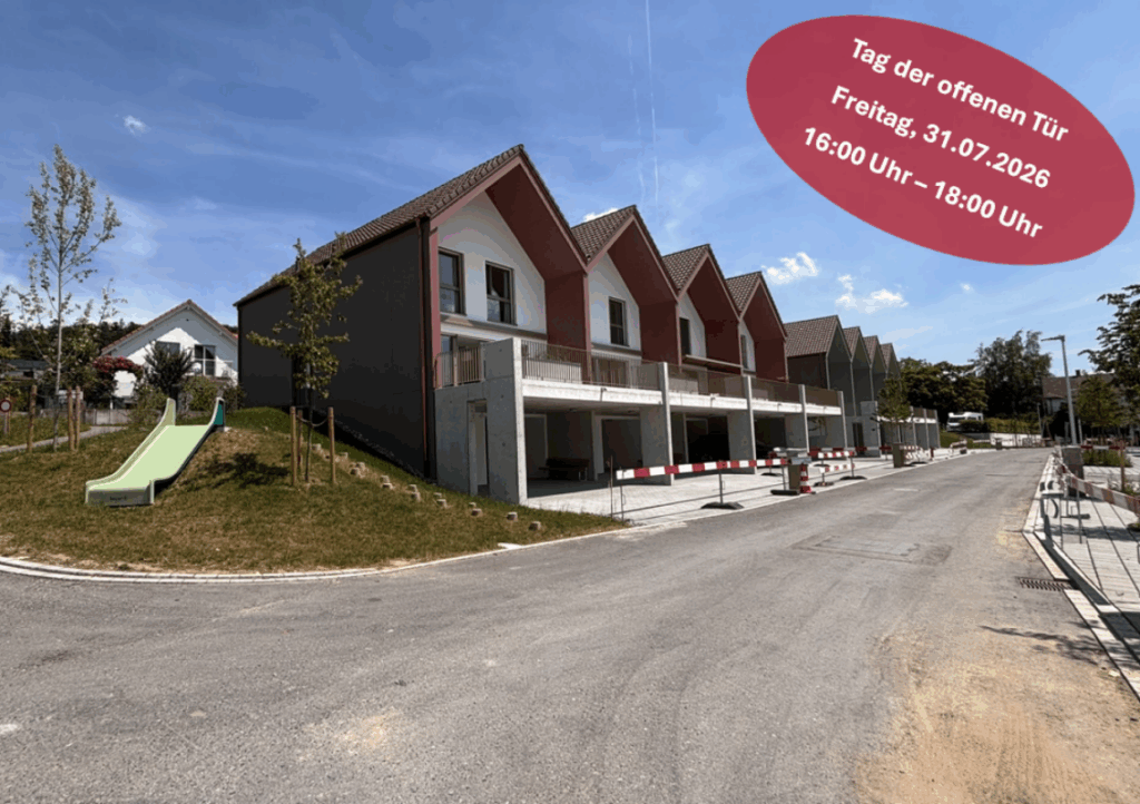 Modernes Neubau-Reihenhaus in Reinach mit sonnigem Wohnambiente -  Bild 1