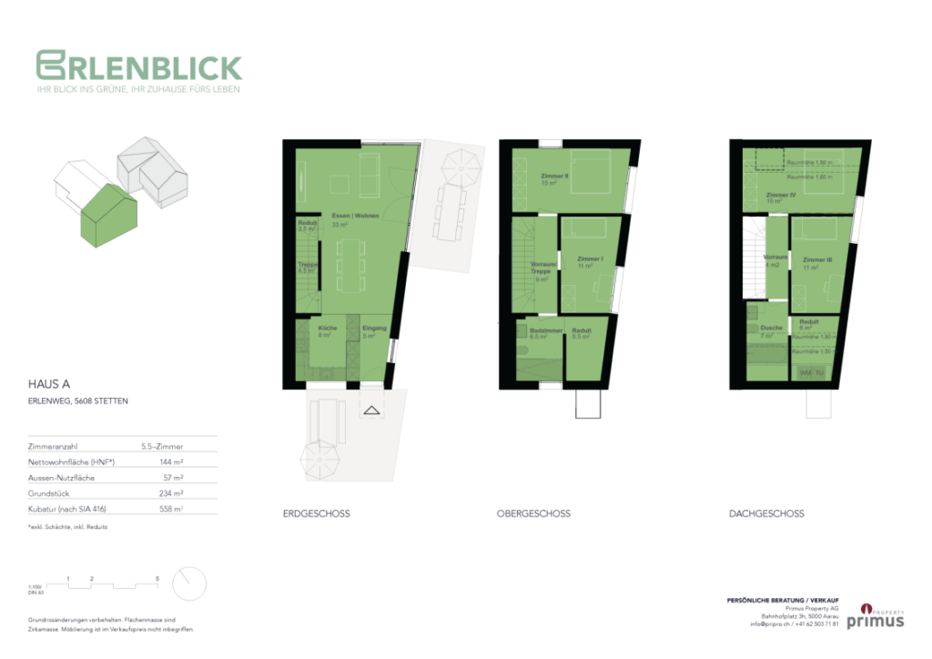 Individuelle Doppeleinfamilienhäuser in Stetten - Bild 7