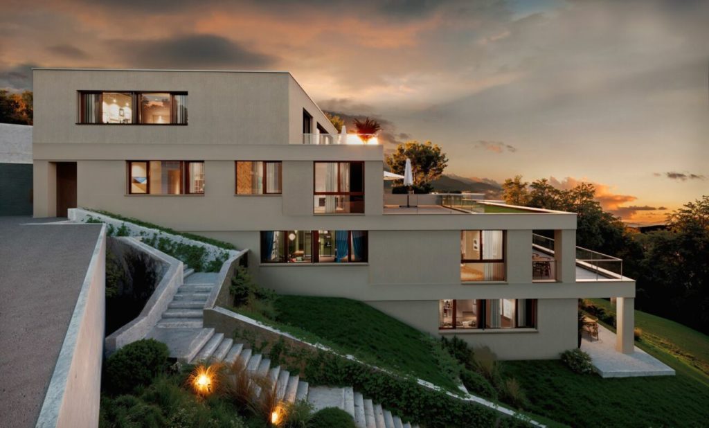 Wohnen für höchste Ansprüche - Attika Terrassenhaus mit atemberaubender Alpensicht - Bild 4