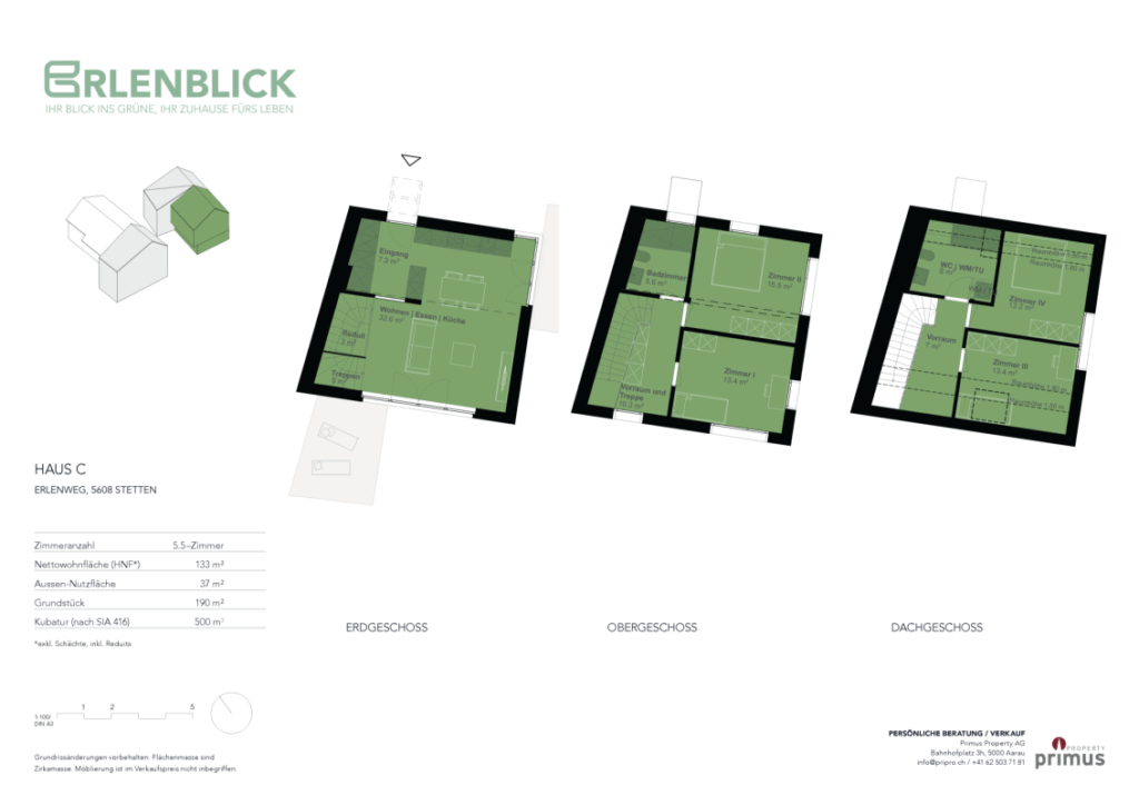 Individuelle Doppeleinfamilienhäuser in Stetten - Bild 8