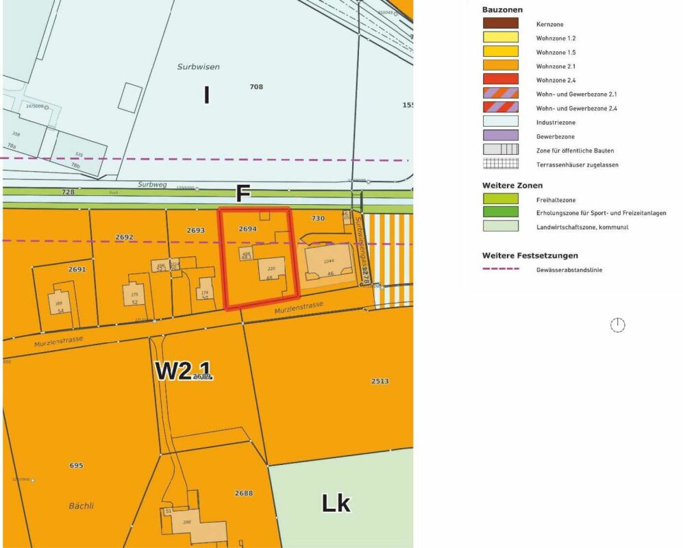 Bauland mit Bestandesobjekt Niederweningen - Bild 1
