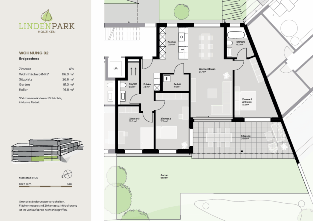 Ankommen & aufblühen: Gartenwohnung Lindenpark -  Bild 6