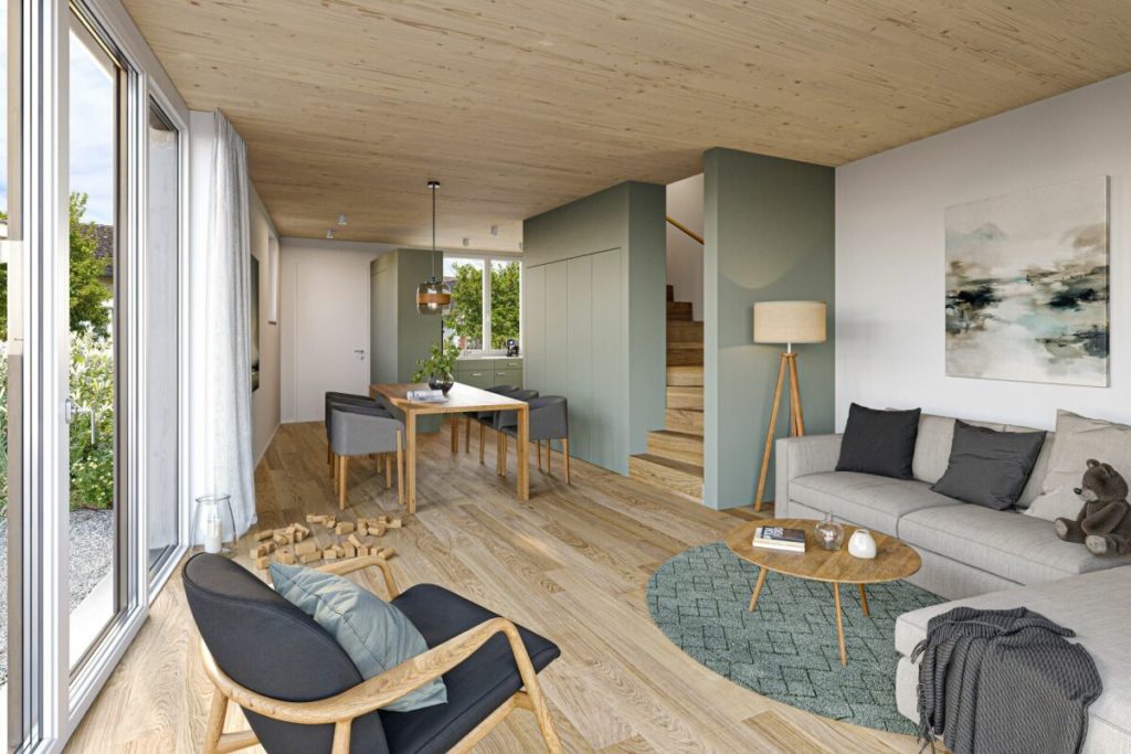 Individuelle Doppeleinfamilienhäuser in Stetten - Bild 1