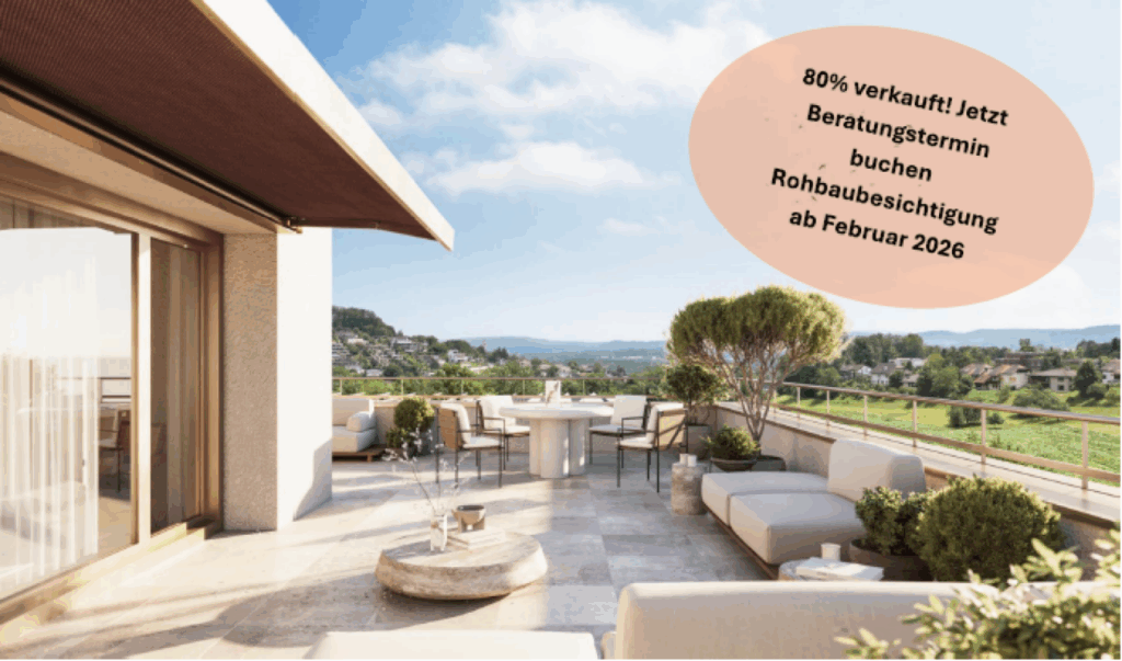 HORIZONT Küttigen - Hochwertige Attikawohnung mit Weitsicht - Bild 1