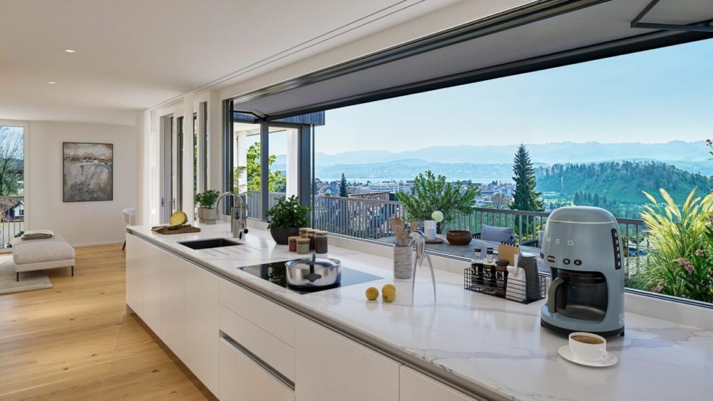 Neubau-Attika mit Rundumblick-Dachterrasse - Bild 1