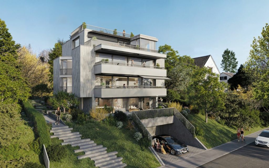 Neubau-Attika mit Rundumblick-Dachterrasse - Bild 2