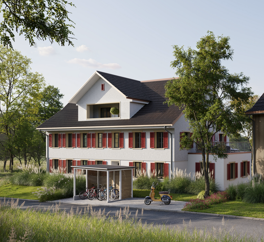 AUSBLICK - Hagenwil I Viel Platz in der 5.5 Zimmer Wohnung - Bild 4